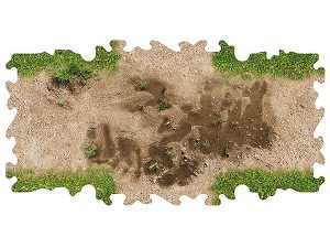 CRAWLER PARK 2 X CROSSING WITH PUDDLE OF WATER FOR 1/24 RC CRAWLER