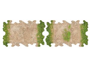 CRAWLER PARK 4 X DIRT AND GRASS QUARTER STRAIGHTS FOR 1/24 RC CRAWLER