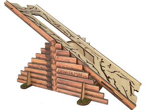 CRAWLER PARK SEESAW OBSTACLE FOR 1/24 RC CRAWLER PARK CIRCUIT