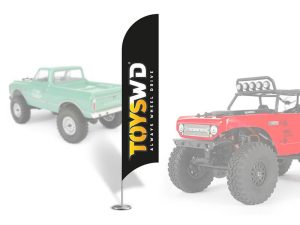 CRAWLER PARK TOYSWD 1/24TH SCALE BEACH FLAGS (2PCS)