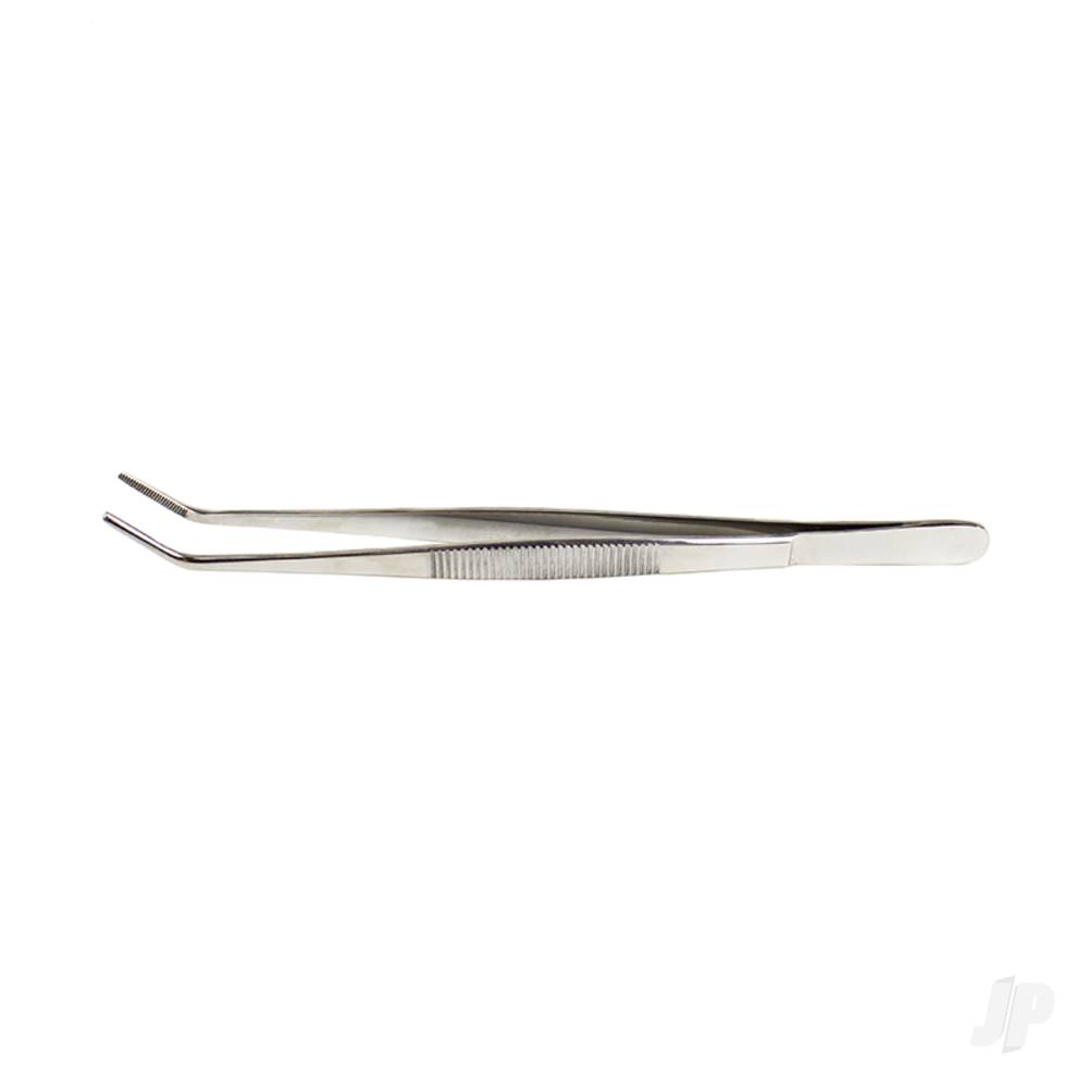 Curved Point Stainless Steel Tweezers, 6in (Carded) - Image 3