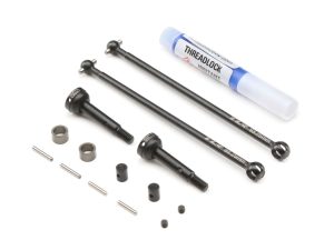 Team Losi Racing CVA Driveshaft Set Complete, 93.25mm: 22SCT 3.0