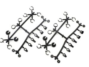 KYOSHO DAMPER PLASTIC PARTS & O-RING SET TC FAZER 2.0