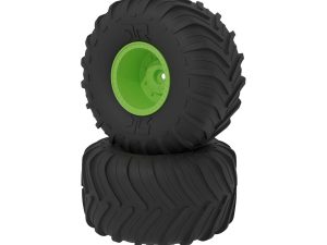 Arrma dBoots Chevron MT Tire Set, Glued, Green