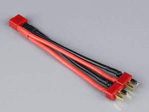 Radient Deans Parallel Connector, 14AWG, 100mm