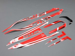 Pro Boat Decal Set White/Red: Impulse 32