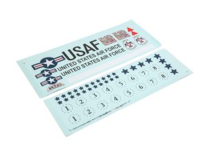 E-flite Decal Sheet: F-16 70mm EDF