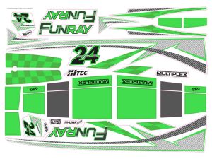 Multiplex Decal Sheet FUNRAY