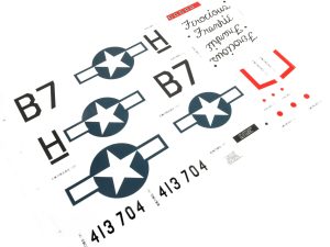 E-flite Decal Sheet: P-51 1.0m