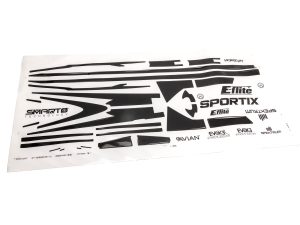 E-flite Decal Sheet: Sportix 1.1m