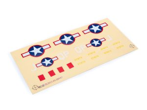 E-flite Decal Sheet: UMX P-47 BL