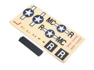 E-flite Decal Sheet: UMX P-51 BL