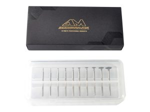 Arrowmax Diamond Burr Set for Grinding Cutting - 10pc