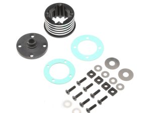 Losi Diff Housing Set, Aluminum (1): DBXL-E