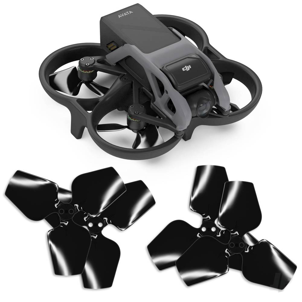 Master Airscrew DJI Avata 3-blade Upgrade Propeller Set - x4 Black - Image 2