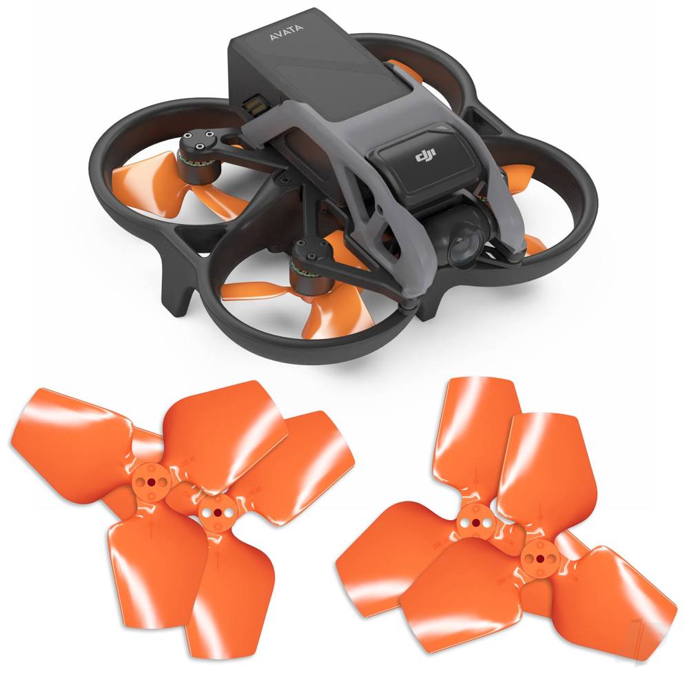 Master Airscrew DJI Avata 3-blade Upgrade Propeller Set - x4 Orange - Image 2