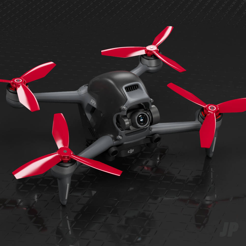 Master Airscrew DJI FPV Upgrade Propeller Set x4 Red - Image 3