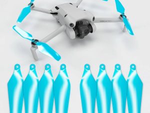 Master Airscrew DJI Mini 4 / 3 Pro SUPER STEALTH Upgrade Propellers - x4 Blue
