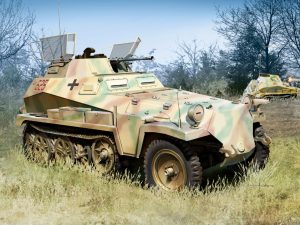 Dragon 1/35 Sd.Kfz.250/9 le.S.P.W. (2cm) mit Panzeraufbau Sd.Kfz.250/Z					