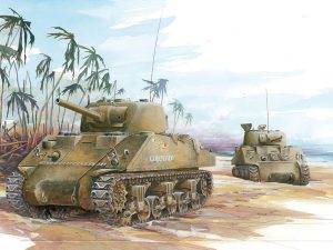 Dragon 1/35 Sherman M4A2 Tarawa