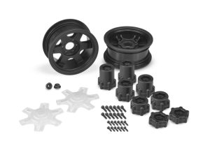 JConcepts Dragon-2.6' Mega Truck Wheel-(Black)-2pc