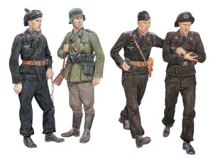 Dragon Ghost Division Tank Crew (Blitzkrieg 1940) 4 Figures