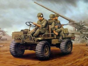 Dragon Mechanical Mule with U.S. Marines