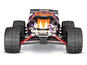 Traxxas E-Revo VXL 1:16 4X4 RTR Brushless Electric Racing Monster Truck, Purple (+ TQi 2-ch, VXL-3m, Velineon 380, 6-Cell NiMH, 2A USB-C Charger)
