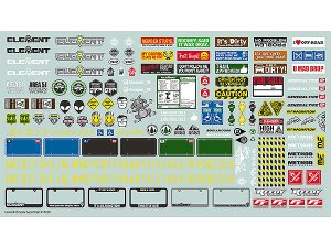 ELEMENT RC ELEMENT SCALE DECAL SHEET