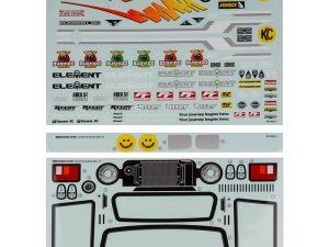 ELEMENT RC ENDURO BUSHIDO+ BODY DECAL SHEET