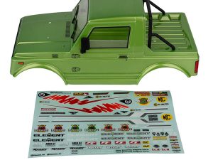 ELEMENT RC ENDURO BUSHIDO BODY SET PAINTED - GREEN
