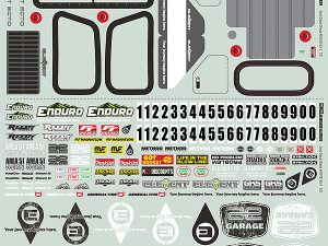 ELEMENT RC ENDURO ECTO DECAL SHEET