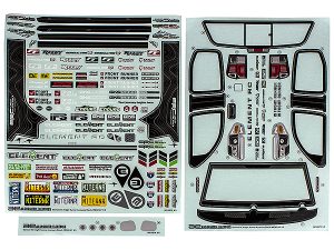 ELEMENT RC ENDURO KNIGHTRUNNER BODY DECAL SHEET
