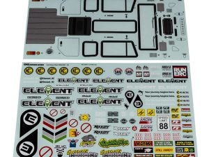 ELEMENT RC ENDURO ZUUL DECAL SHEET
