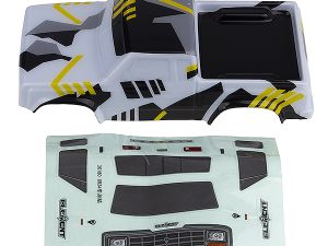 ELEMENT RC ENDURO24 SENDERO BODY (BLACK/YELLOW)