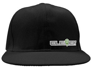 ELEMENT RC HAT/CAP FLAT BILL BLACK