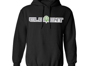 ELEMENT RC LOGO HOOD PULLOVER BLACK - LARGE