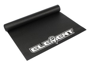 ELEMENT RC PIT MAT - 24" x 48" WHITE LOGO (5mm THICK)