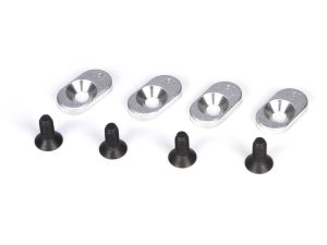 Losi Engine Mount Inserts & Screws 18 58 (4): 5IVE-T, MINI WRC