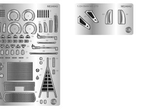 Nunu Etching Details Parts: BMW M6 Gt3 2020 Nls  Winner