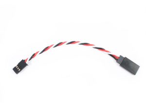 Etronix 10cm 22Awg Futaba Twisted Extension Wire