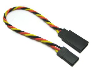 Etronix 10cm 22Awg Jr Twisted Extension Wire