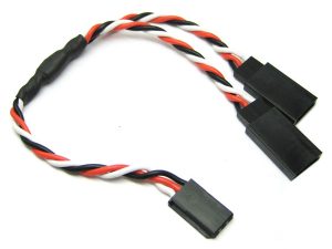 Etronix 15cm 22Awg Futaba Twisted Y Extension Wire