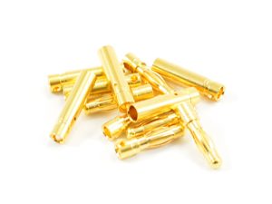 ETRONIX 4.0MM GOLD CONNECTORS (6 PAIRS MALE/FEMALE)
