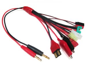 Etronix 4.0mm To Deans/Futaba/Jst/Tamiya/Micro Tamiya/MPx/Clip/D