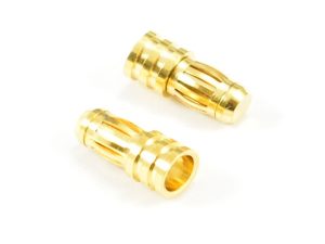 ETRONIX 5.0MM MALE GOLD CONNECTOR (2)