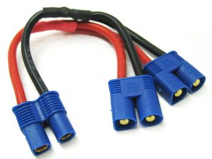 Etronix Battery Harness For 2 Packs In Parallel Adaptor