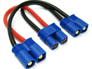 Etronix Battery Harness For 2 Packs In Series Adaptor