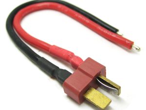 Etronix Male Deans Plug With 10cm 14Awg Silicone Wire