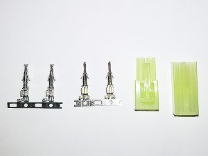 ETRONIX MINI TAMIYA MALE/FEMALE CONNECTOR SET w/CRIMPS